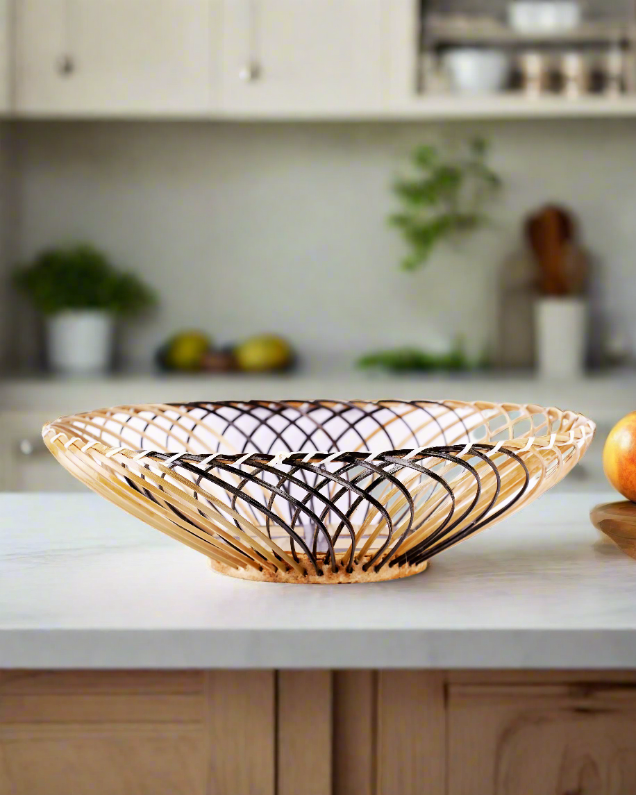 Bamboo Round Fruit Basket