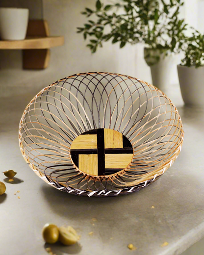 Bamboo Round Fruit Basket