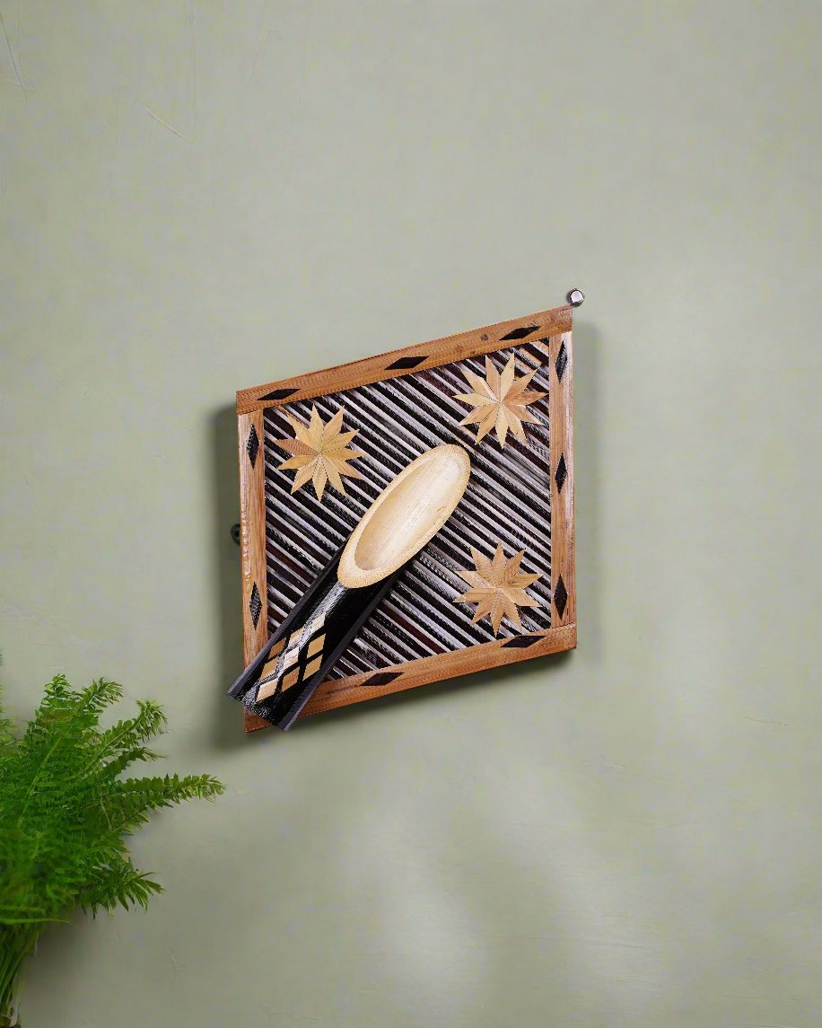 Bamboo ZenGarden Flower Holder