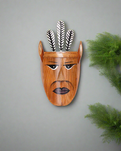 Bamboo Naga Face Wall Decor(set of 2)