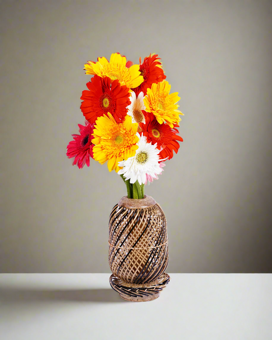 Bamboo Serene Bloom Vase