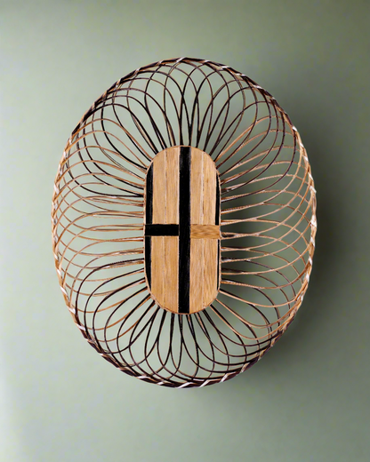 Bamboo Oval Fruit Basket