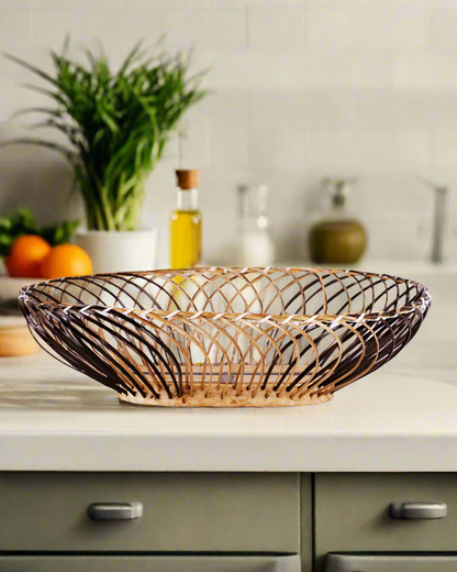 Bamboo Oval Fruit Basket