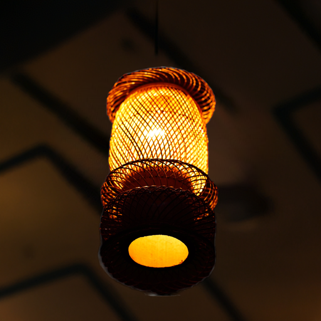 Bamboo Lantern Glow Lamp