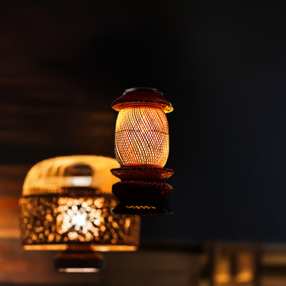 Bamboo Lantern Glow Lamp