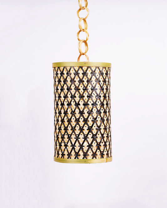 Hanging Zig Zag Printed Lamp